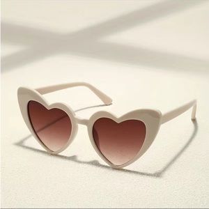 Ivory Heart Sunglasses